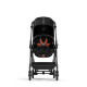 Коляска прогулочная Cybex Melio Street (с дождевиком), Real Black