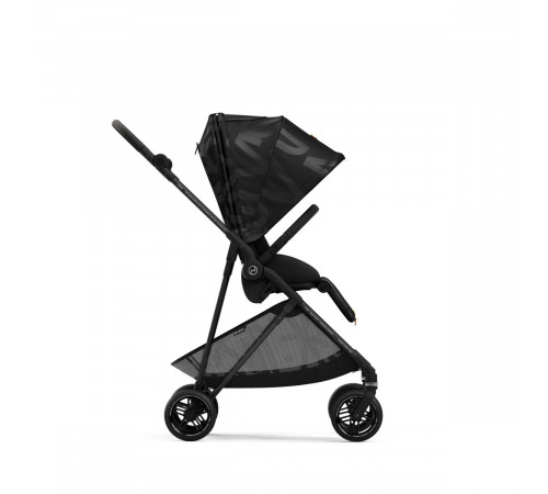 Коляска прогулочная Cybex Melio Street (с дождевиком), Real Black