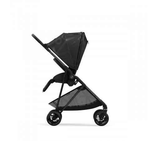Коляска прогулочная Cybex Melio Street (с дождевиком), Real Black