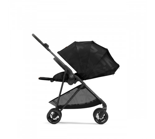 Коляска прогулочная Cybex Melio Street (с дождевиком), Real Black