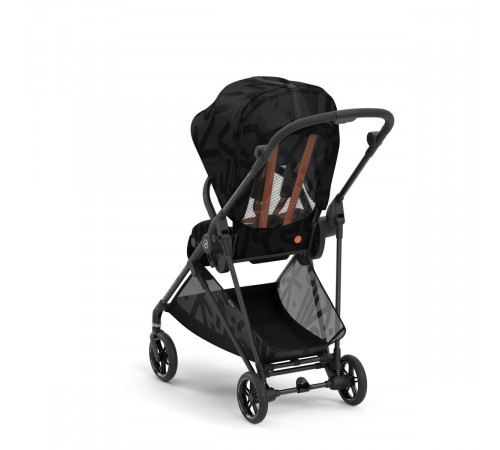 Коляска прогулочная Cybex Melio Street (с дождевиком), Real Black