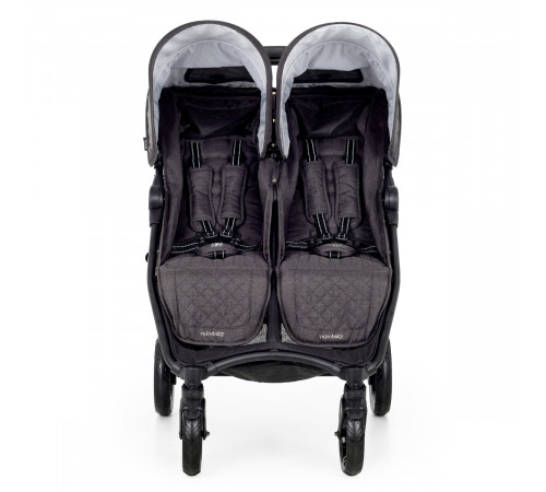 Прогулочная коляска для двойни Valco Baby Slim Twin Tailormade, Charcoal 