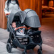 Прогулочная коляска для двойни Valco Baby Snap Duo Trend, Charcoal