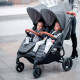 Прогулочная коляска для двойни Valco Baby Snap Duo Trend, Charcoal