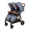 Прогулочная коляска для двойни Valco Baby Snap Duo Trend, Denim