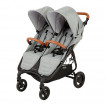 Прогулочная коляска для двойни Valco Baby Snap Duo Trend, Grey Marle