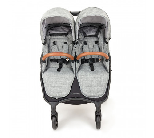 Прогулочная коляска для двойни Valco Baby Snap Duo Trend, Grey Marle