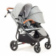 Прогулочная коляска для двойни Valco Baby Snap Duo Trend, Grey Marle