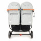 Прогулочная коляска для двойни Valco Baby Snap Duo Trend, Grey Marle