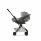 Прогулочная коляска Cybex Coya Style, City Grey шасси Matt Black (с дождевиком)