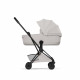 Прогулочная коляска Cybex Coya Style, City Grey шасси Matt Black (с дождевиком)