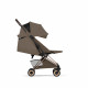 Прогулочная коляска Cybex Coya Style, Coconut Brown шасси Rosegold (с дождевиком)