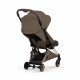 Прогулочная коляска Cybex Coya Style, Coconut Brown шасси Rosegold (с дождевиком)