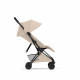 Прогулочная коляска Cybex Coya Style, Cozy Beige шасси Matt Black (с дождевиком)