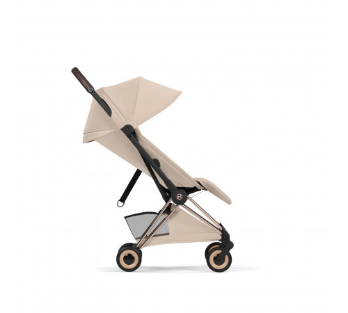 Прогулочная коляска Cybex Coya Style, Cozy Beige шасси Rosegold (с дождевиком)