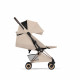 Прогулочная коляска Cybex Coya Style, Cozy Beige шасси Rosegold (с дождевиком)