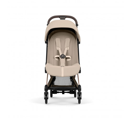 Прогулочная коляска Cybex Coya Style, Cozy Beige шасси Rosegold (с дождевиком)