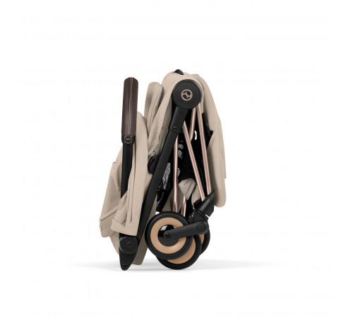 Прогулочная коляска Cybex Coya Style, Cozy Beige шасси Rosegold (с дождевиком)
