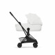 Прогулочная коляска Cybex Coya Style, Off White шасси Matt Black (с дождевиком)