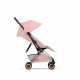 Прогулочная коляска Cybex Coya Style, Peach Pink шасси Rosegold (с дождевиком)