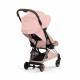 Прогулочная коляска Cybex Coya Style, Peach Pink шасси Rosegold (с дождевиком)