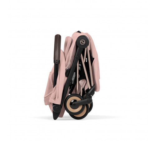 Прогулочная коляска Cybex Coya Style, Peach Pink шасси Rosegold (с дождевиком)