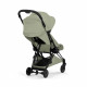 Прогулочная коляска Cybex Coya Style, Sage Green шасси Matt Black (с дождевиком)