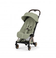Прогулочная коляска Cybex Coya Style, Sage Green шасси Rosegold (с дождевиком)