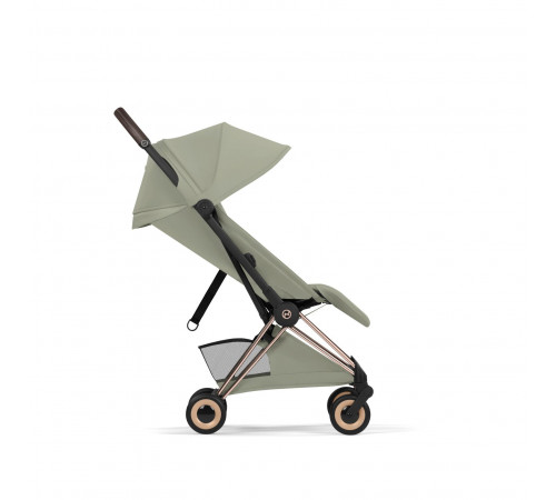 Прогулочная коляска Cybex Coya Style, Sage Green шасси Rosegold (с дождевиком)