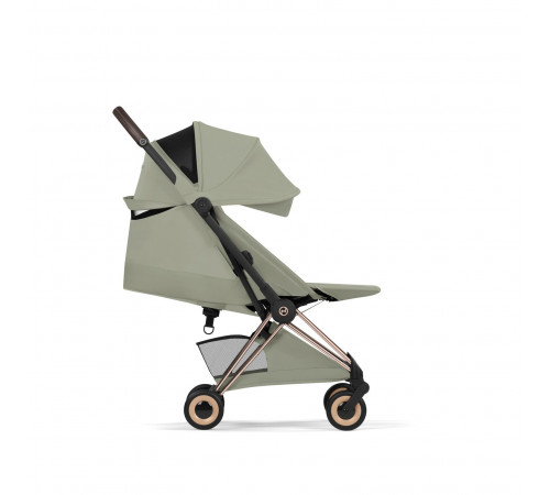 Прогулочная коляска Cybex Coya Style, Sage Green шасси Rosegold (с дождевиком)