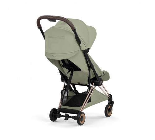 Прогулочная коляска Cybex Coya Style, Sage Green шасси Rosegold (с дождевиком)