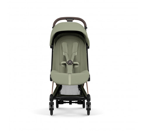 Прогулочная коляска Cybex Coya Style, Sage Green шасси Rosegold (с дождевиком)