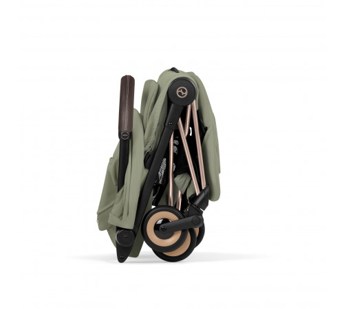 Прогулочная коляска Cybex Coya Style, Sage Green шасси Rosegold (с дождевиком)