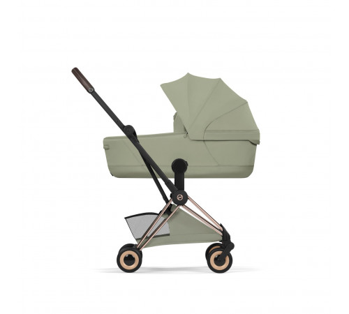 Прогулочная коляска Cybex Coya Style, Sage Green шасси Rosegold (с дождевиком)