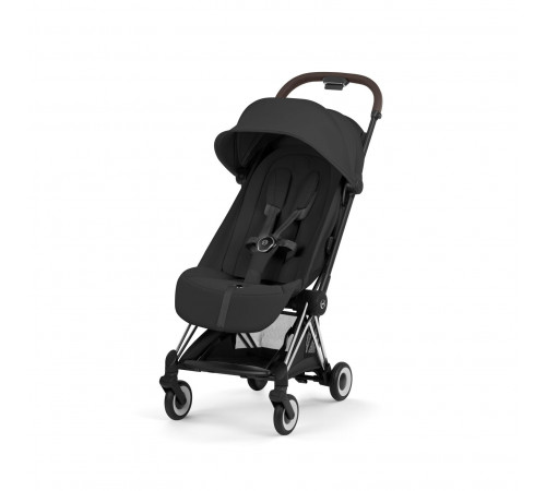 Прогулочная коляска Cybex Coya Style, Sepia Black шасси Chrome (с дождевиком)