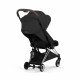 Прогулочная коляска Cybex Coya Style, Sepia Black шасси Chrome (с дождевиком)