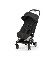 Прогулочная коляска Cybex Coya Style, Sepia Black шасси Rosegold (с дождевиком)