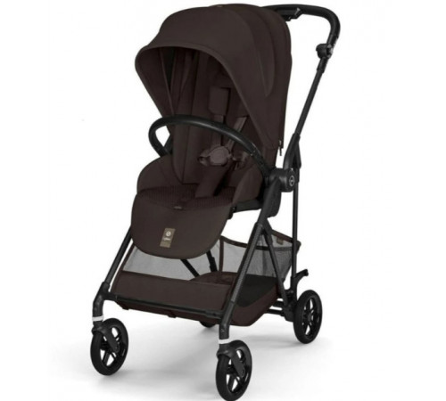 Прогулочная коляска Cybex Melio Carbon, Chocolate Brown (с дождевиком)