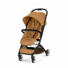 Прогулочная коляска Cybex Orfeo BLK 2026, Cinnamon Yellow с бампером и дождевиком