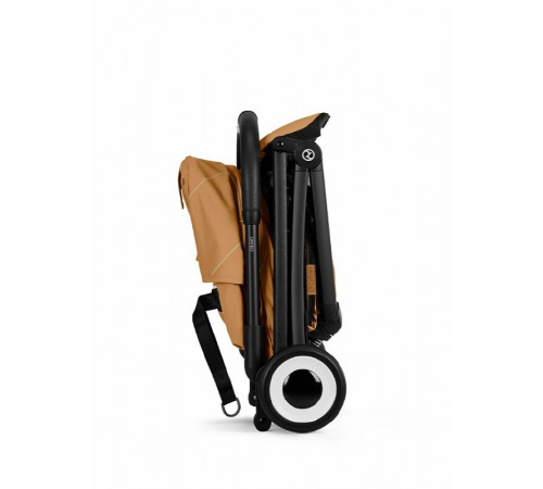  Прогулочная коляска Cybex Orfeo BLK 2026, Cinnamon Yellow с бампером и дождевиком