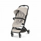 Прогулочная коляска Cybex Orfeo BLK 2026, Dune Grey с бампером и дождевиком