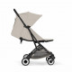 Прогулочная коляска Cybex Orfeo BLK 2026, Dune Grey с бампером и дождевиком