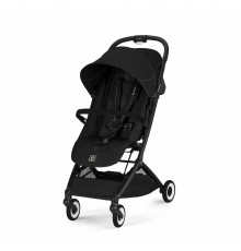 Прогулочная коляска Cybex Orfeo BLK 2026, Magic Black с бампером и дождевиком