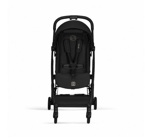Прогулочная коляска Cybex Orfeo BLK 2026, Magic Black с бампером и дождевиком