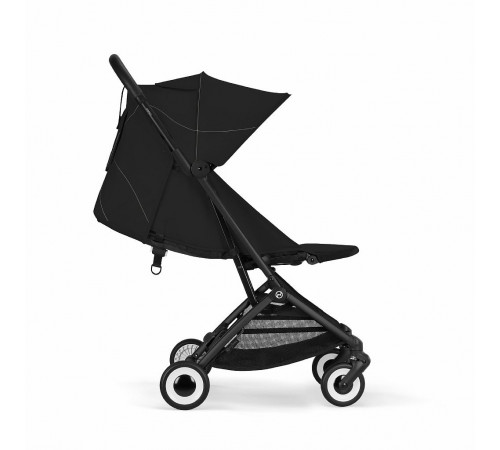 Прогулочная коляска Cybex Orfeo BLK 2026, Magic Black с бампером и дождевиком