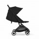 Прогулочная коляска Cybex Orfeo BLK 2026, Magic Black с бампером и дождевиком