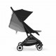 Прогулочная коляска Cybex Orfeo BLK 2026, Magic Black с бампером и дождевиком