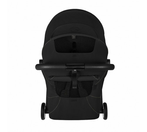 Прогулочная коляска Cybex Orfeo BLK 2026, Magic Black с бампером и дождевиком