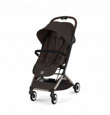 Прогулочная коляска Cybex Orfeo TPE 2026, Chocolate Brown с бампером и дождевиком