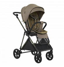 Прогулочная коляска Pituso Carbon RX, Tuareg Beige шасси Gold 